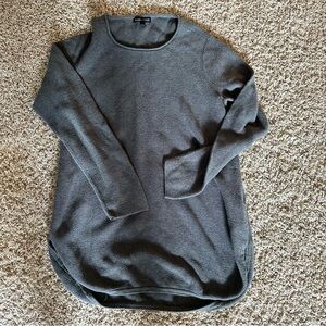 Eileen Fisher Charcoal Gray Crewneck Sweater